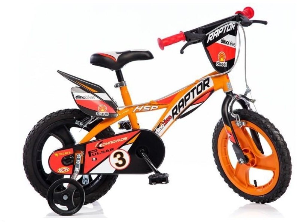 Детский двухколесный велосипед Dino bikes Raptor 14" 614L-RP