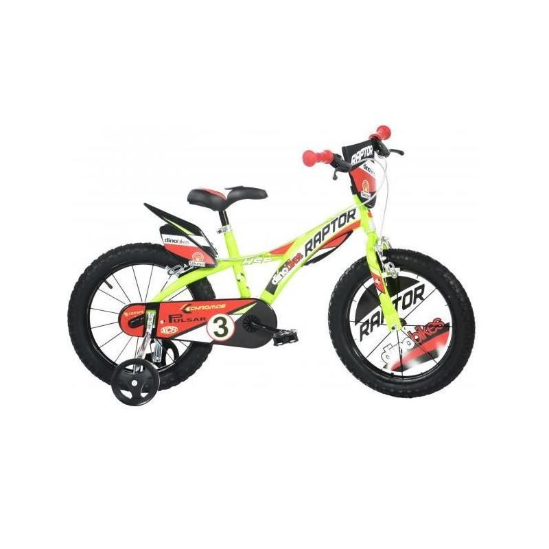 Детский двухколесный велосипед Dino bikes Raptor Green 12" 612L-RP