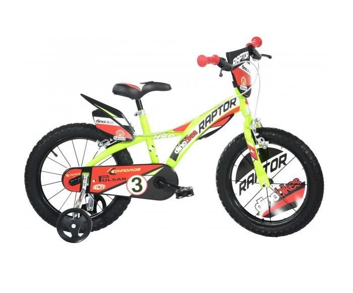 Детский двухколесный велосипед Dino bikes Raptor New 16"