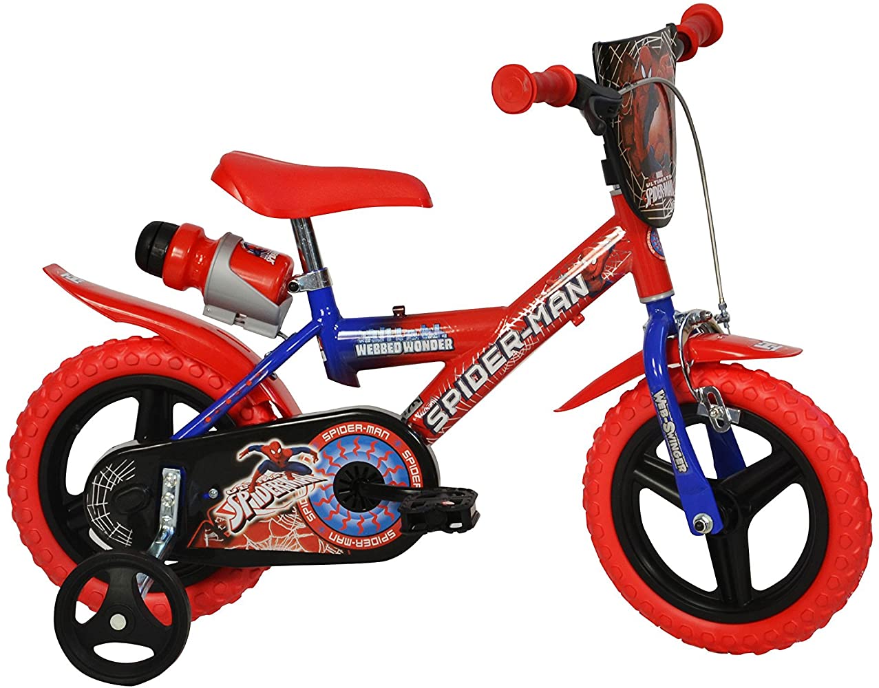 Детский двухколесный велосипед Dino bikes Spiderman 12" 123GL-SA