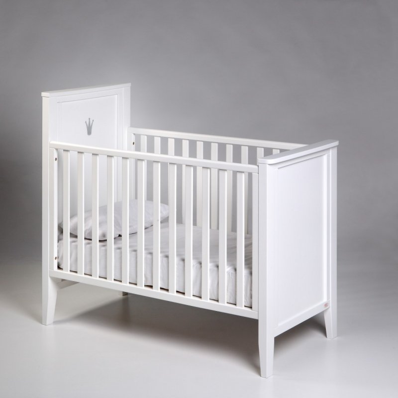 Детская кроватка TROLL Royal White COT-RY0263