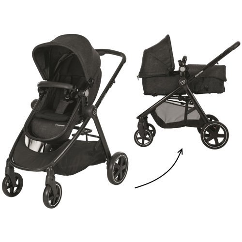 Детская универсальная коляска - трансформер 2 в 1 MAXI-COSI Zelia Nomad Black