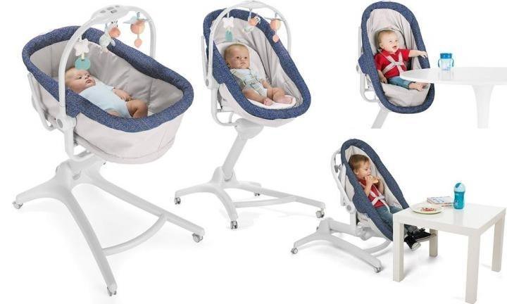 Chicco Baby Hug 4in1 Spectrum Колыбель Качалка Стульчик 4в1