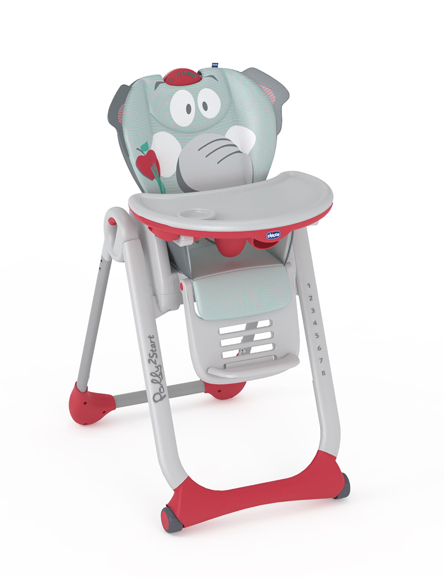 Chicco Polly 2 Start Baby Elephant Детский стульчик для кормления