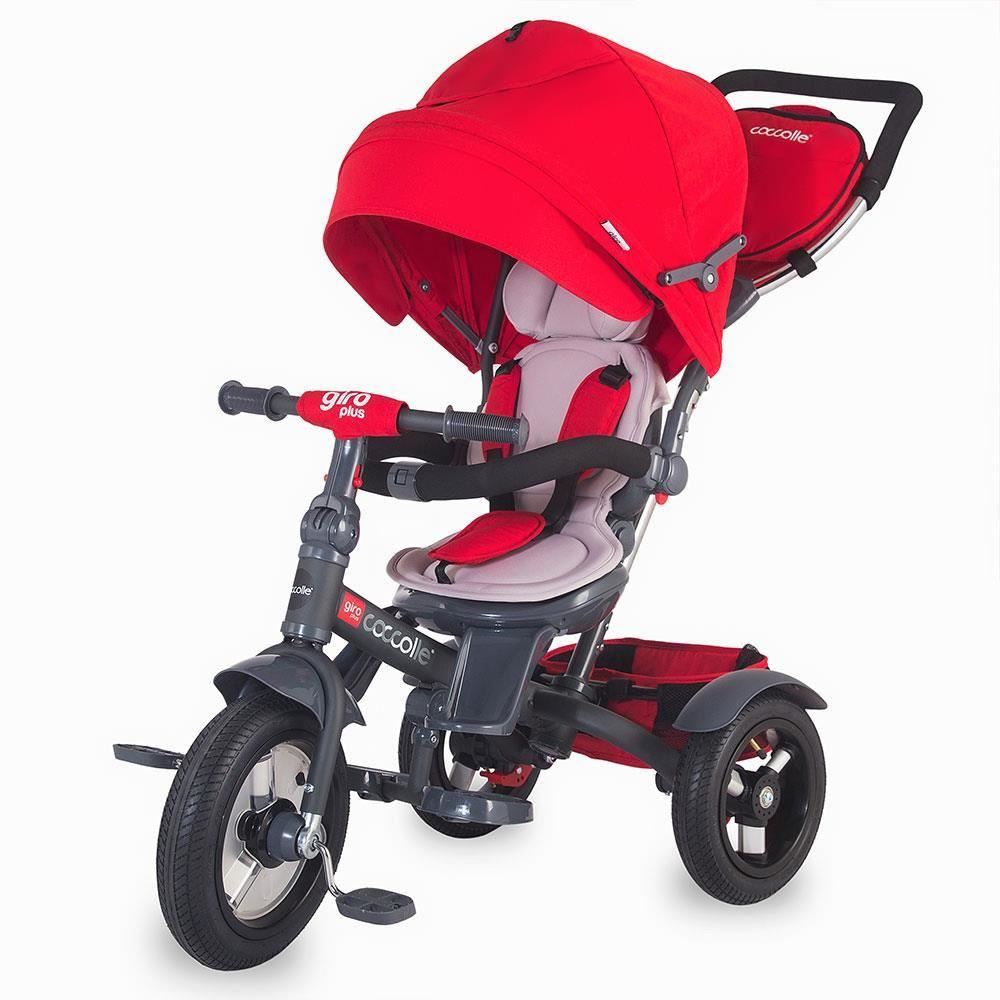 Coccolle Giro Plus red Детский трехколесный велосипед