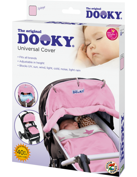 Dooky универсальный защитный экран от солнца Baby Pink