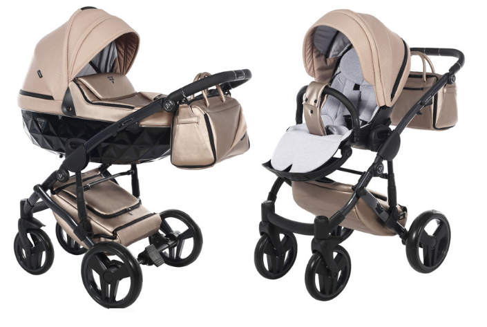 Junama Saphire Col.06 Beige Детская коляска 2 в 1