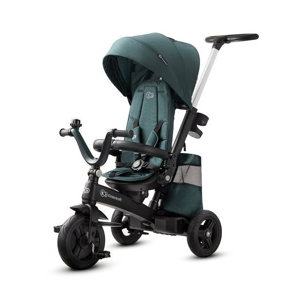 Kinderkraft EASYTWIST 5in1 Midnight green Детский трехколесный велосипед