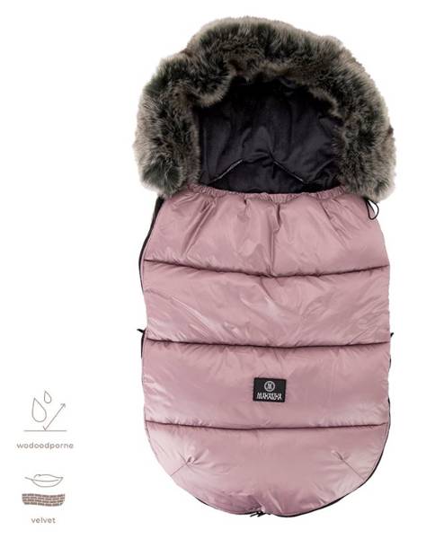 Makaszka Premium Cinnamon Rose Cпальный мешок в коляску 12-36m