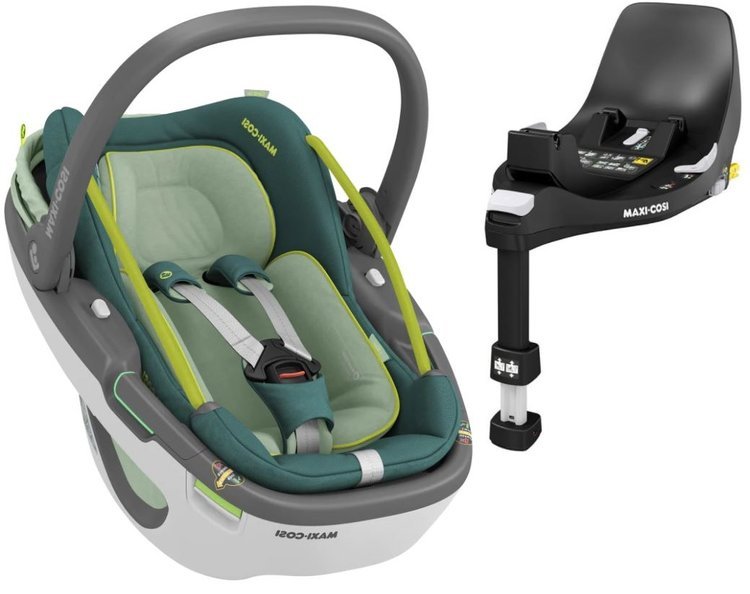 Maxi Cosi Coral 360 Essential green Детское автокресло 0-13 кг + Familyfix 360 база