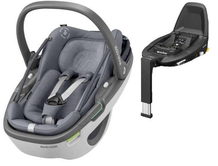 Maxi Cosi Coral Essential grey Детское автокресло 0-13 кг + FamilyFix3 база