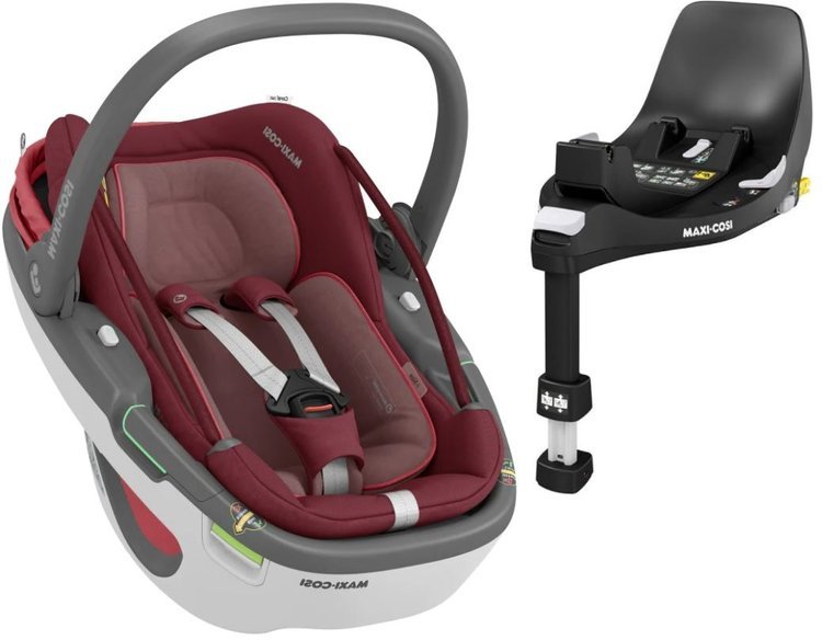 Maxi Cosi Coral 360 Essential red Детское автокресло 0-13 кг + Familyfix 360 база