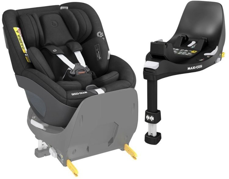 Maxi Cosi Pearl 360 Authentic black Детское автокресло 0-18 кг + Familyfix база