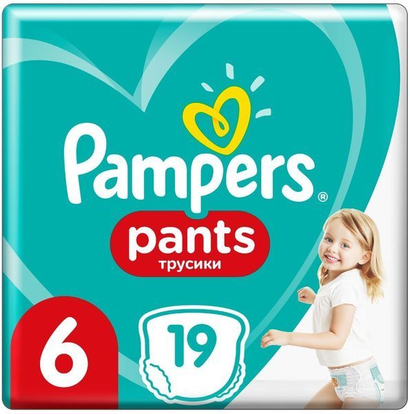 Pampers Pants подгузники 6 размер 19 шт.