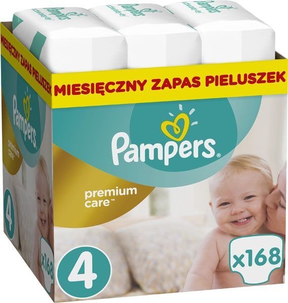 Pampers Premium Care подгузники 4 размер 168 шт.