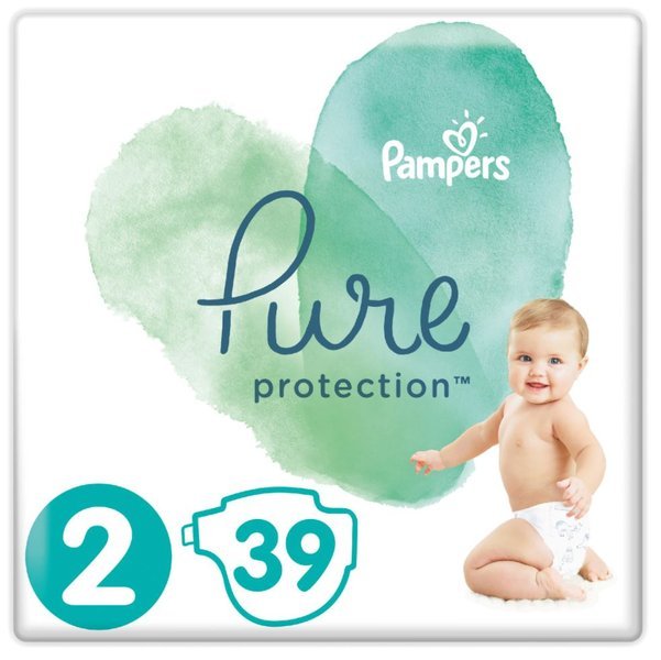 Pampers Pure Protection подгузники 2 размер 39 шт.