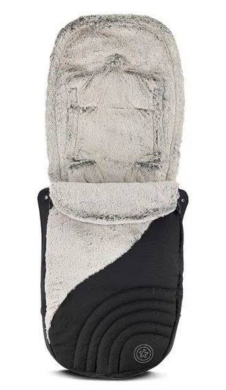 Спальный мешок для коляски Kiddy Softmuff Black grey