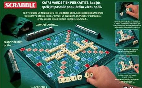 Scrabble Original - Latvian Y9623 Игра слов (лат. яз.)