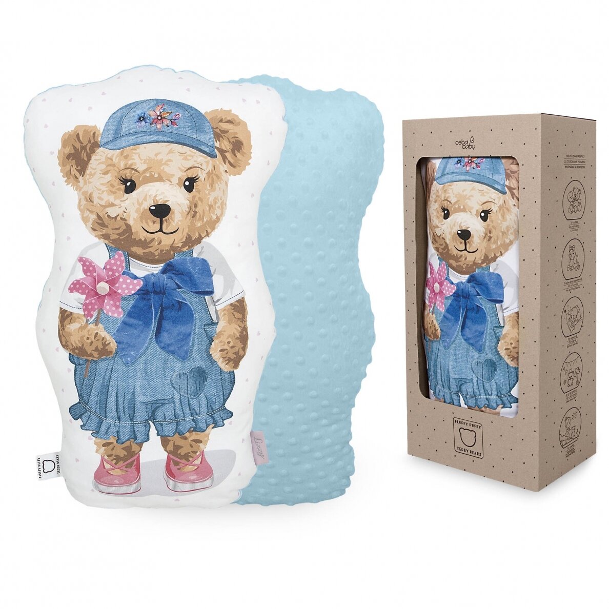 Подушка 50 cm CebaBaby Fluffy Puffy Lizzy