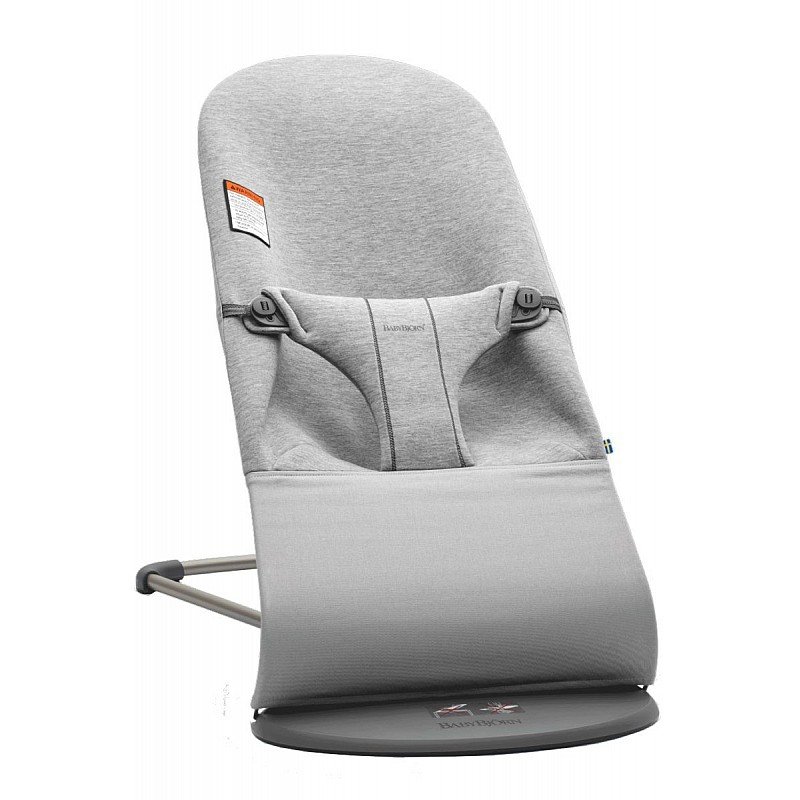 Шезлонг BabyBjorn Bouncer Bliss Light grey 3D Jersey 006072