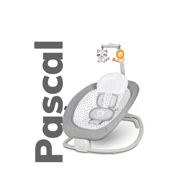 Шезлонг Lionelo PASCAL grey dove