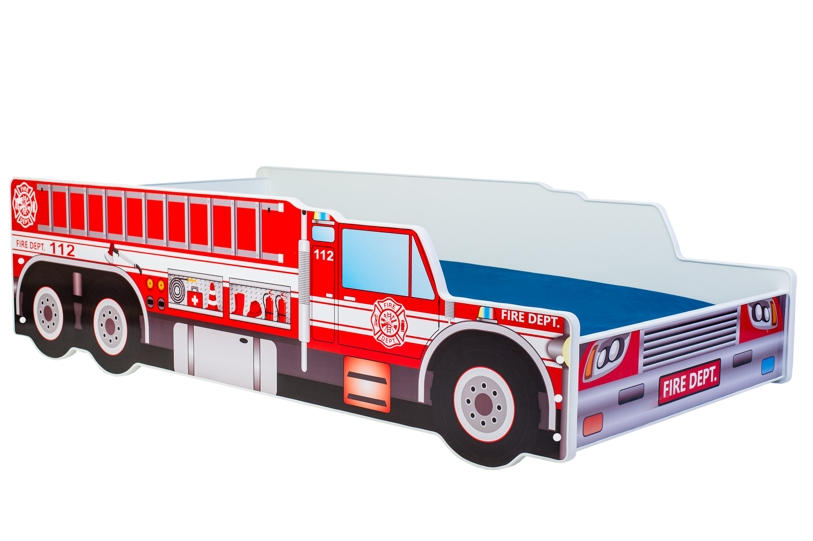 Детская авто-кровать RIKO 140x70 Fire engine