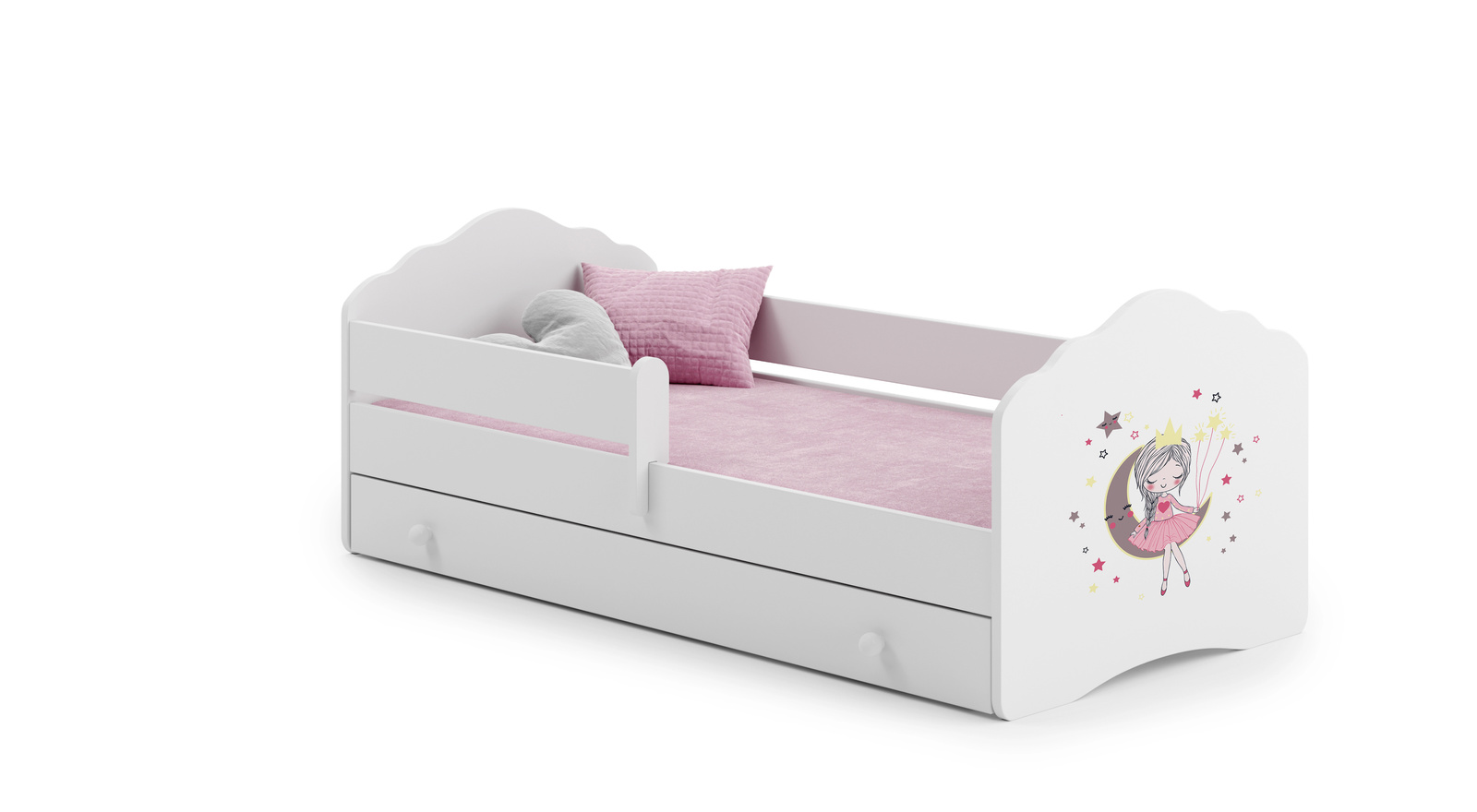 Детская кровать FALA с ящиком 160x80 Sleeping princess