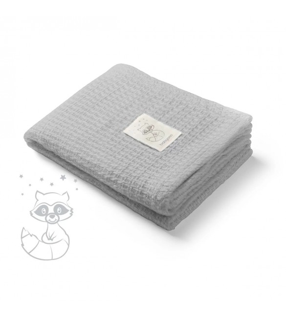 Вязаное одеяло BAMBOO BabyOno 479/04 grey