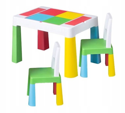 Galdiņš+krēsliņš TEGGI MULTIFUN multicolor