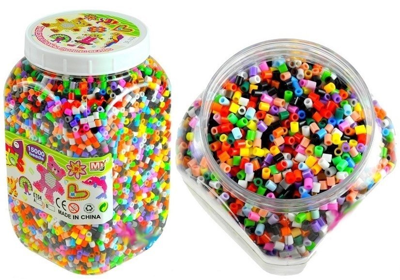 A Giant Colorful Beads Jar 15 000 pcs