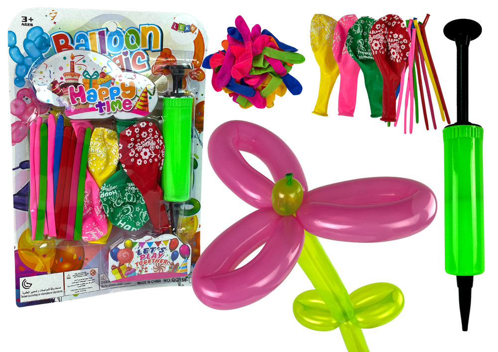 Balloon Modelling Pump Party Set