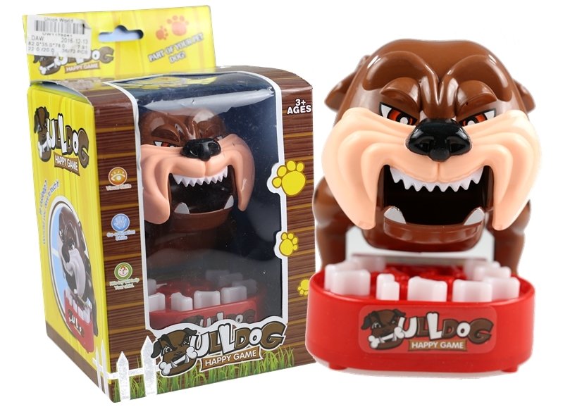 Biting Bulldog Funny Dog Family Game