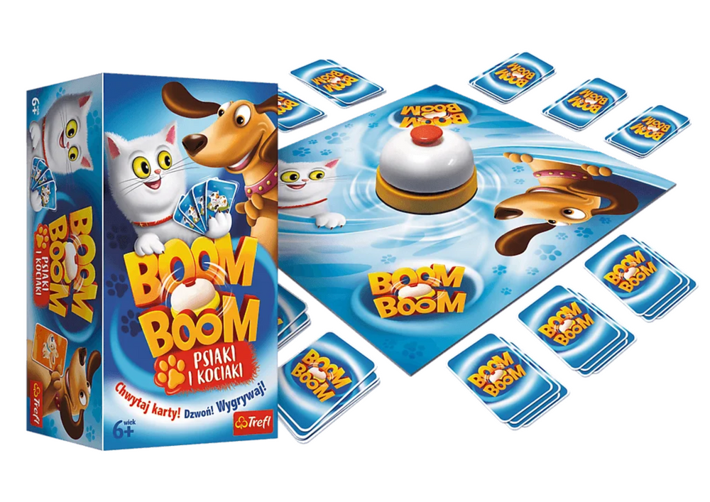 Boom Boom Dogs and Kittens Skill Game Trefl 01909