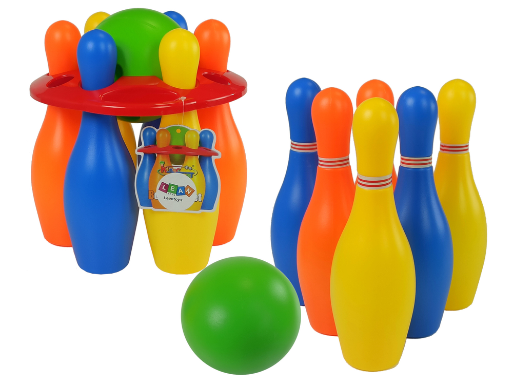 Bowling Set 6 pcs Colourful 26 cm