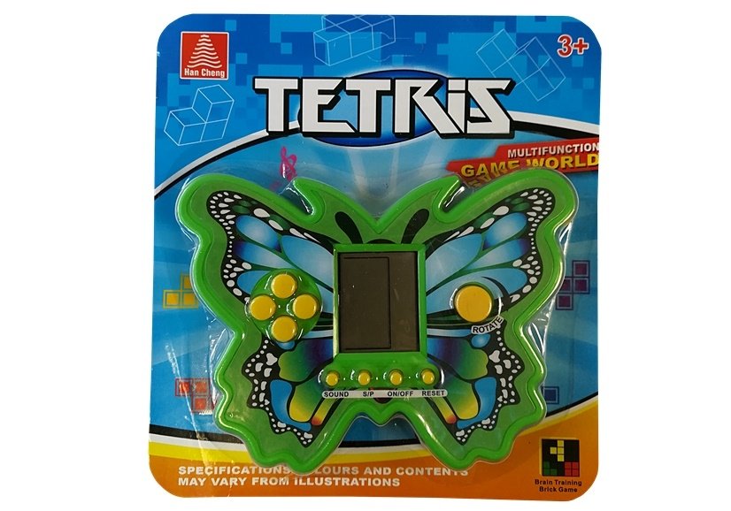 Brick Game Tetris Butterfly Green