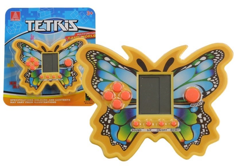 Brick Game Tetris Butterfly Yellow