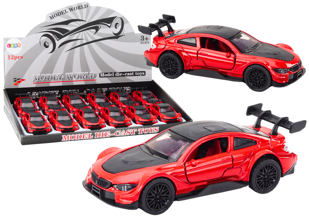 Car Sports Car 1:32 Friction Drive Red