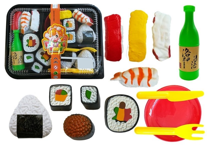 Children's Sushi Set with Cutlery