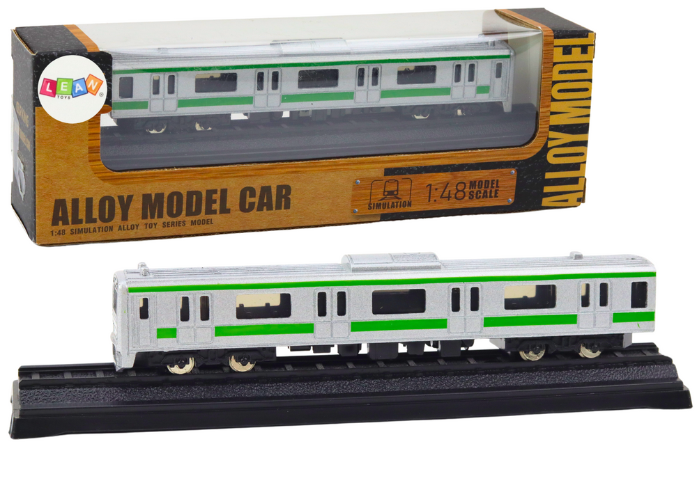 Collectible Model Train Wagon 1:48 Metal Silver