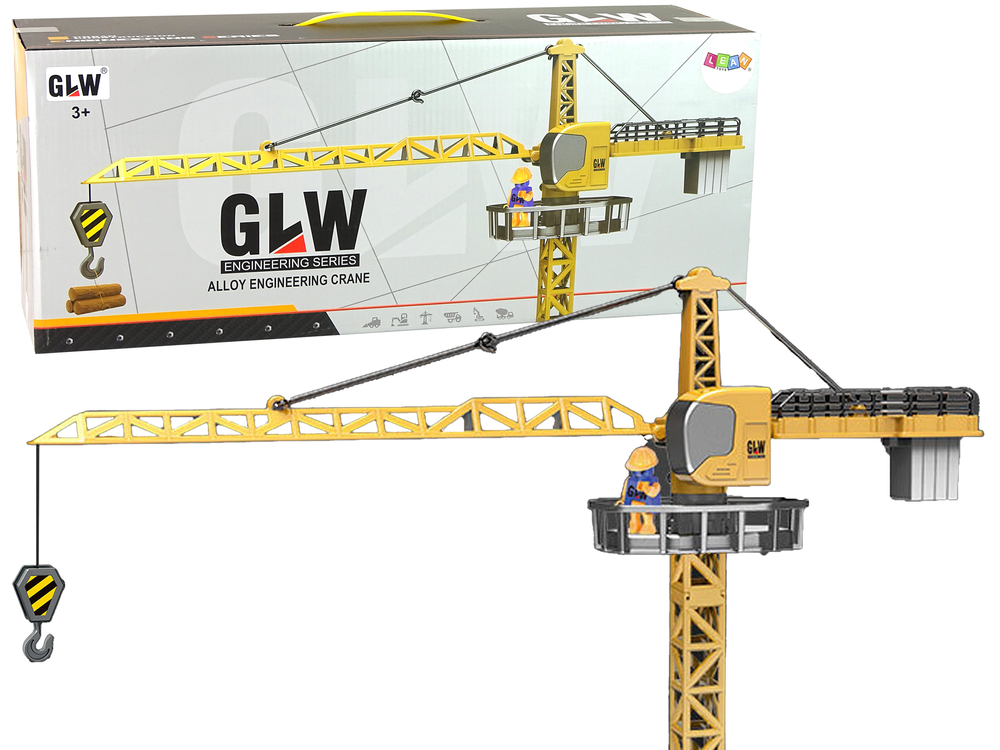 Construction Vehicle Crane Crane 95 cm Yellow