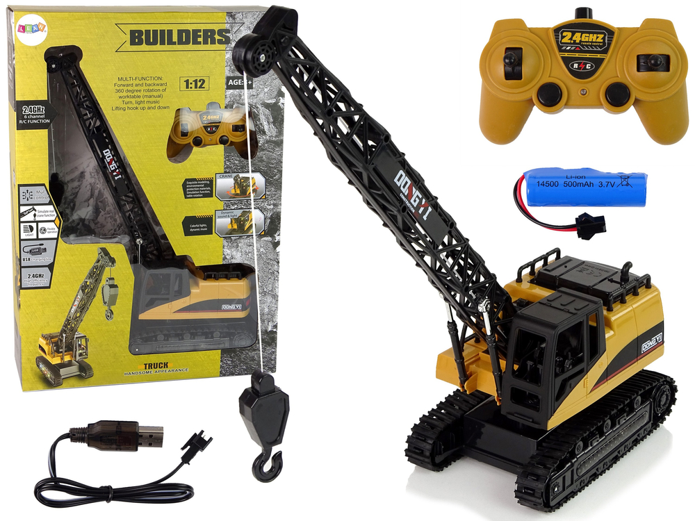 Crane 1:12 Remote Controlled 2.4 GHz Construction Lights