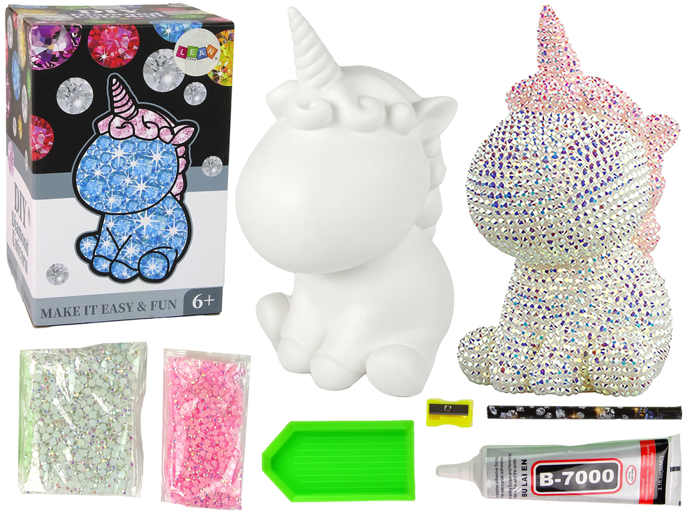 Creative Unicorn Kit DIY Diamonds Crystals Pink