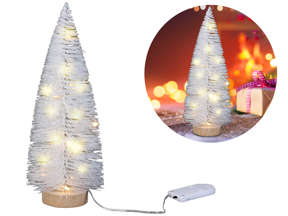 Decorative White Christmas Tree Christmas lights Christmas decoration