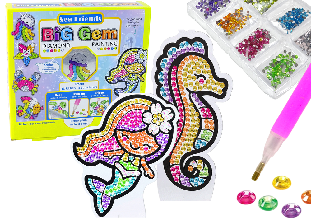 Diamond Embroidery Creative Sticker Set Marine Animals