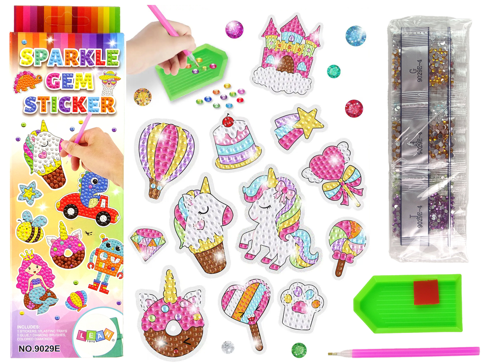 Diamond Embroidery Unicorn Sweet Mosaic Sticker Set