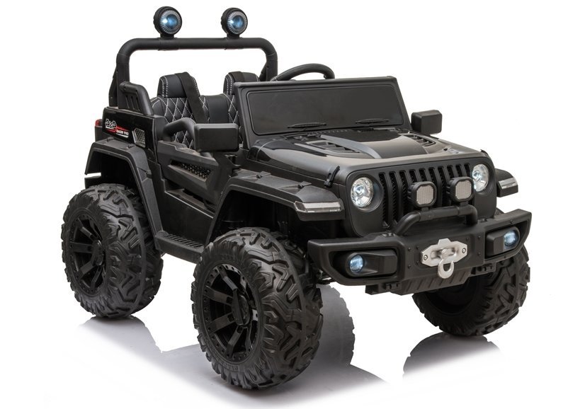 Двухместный детский электромобиль Jeep HC8988 Black Painted