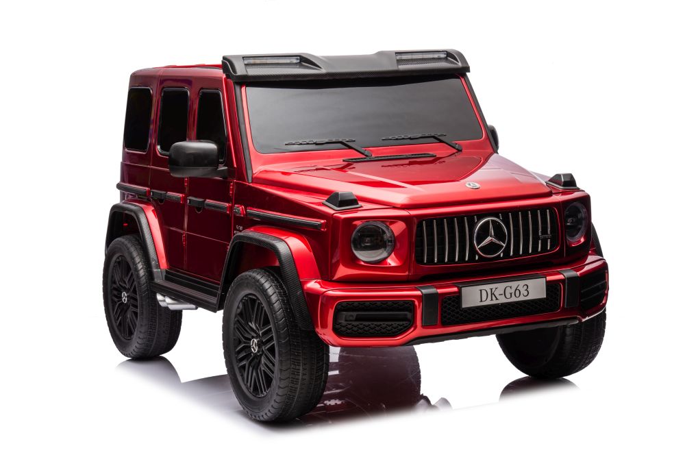 Двухместный детский электромобиль Mercedes G63 XXL Red 24V