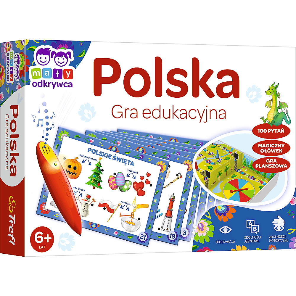 Educational Game Polish Magic Pencil Trefl 02114