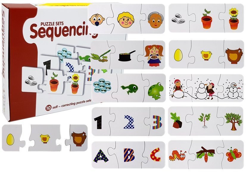 Educational Puzzle Puzzle Learning 10 Connections