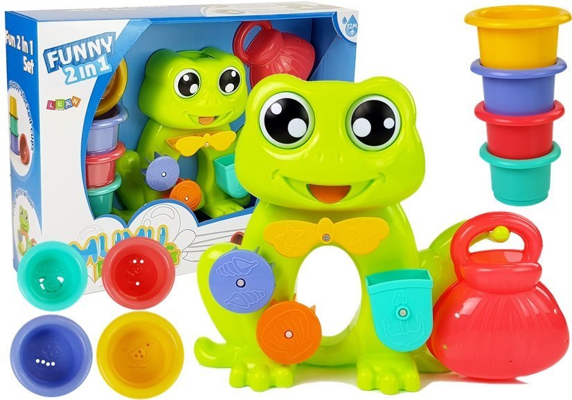 Frog Waterfall Bath Set + Buckets